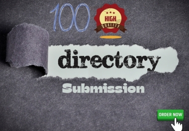 I will do 100 High Quality Directory Submission Manually