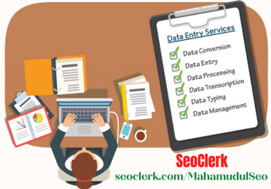 I Will do data entry,  low price in data entry