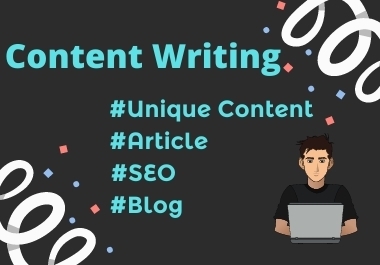 I will write creative SEO content,  Blog posts & Articles