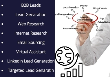 I will do b2b lead generation for target locations