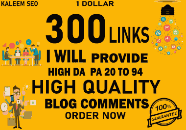 I will Create 300 HQ Blog Comments Manually