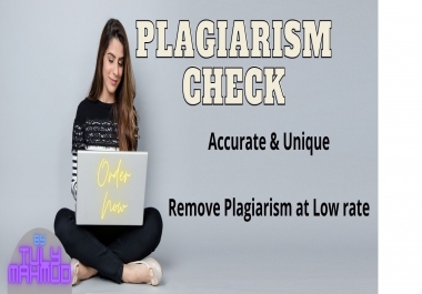 I will check plagiarism of documents or article and paraphrasing it if you need.