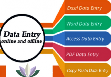 Data Entry Online & Offline Services