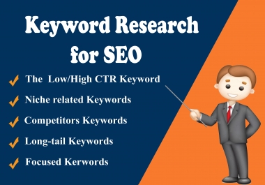 Keyword research for seo and competitors analysis