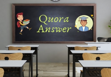 Promote website with 5 high quality Quora answers with targeted keyword