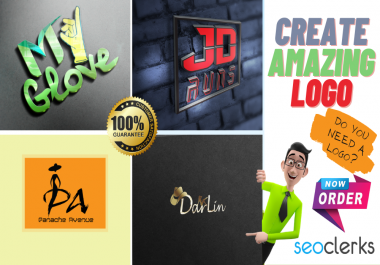 Create a amazing logo for your brand or business identity