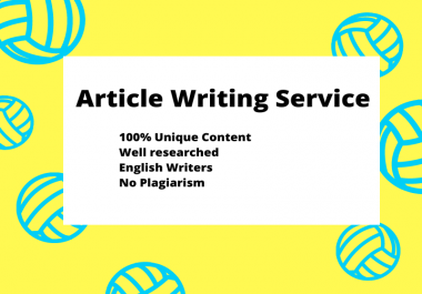 Do an excellent 1100 words 10 article writing,  content writing,  blog writing in any topic