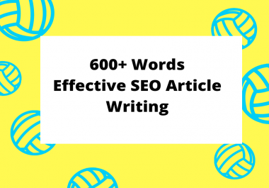 Exceptional SEO Content Writing - 600 Words