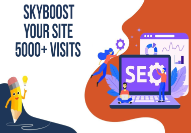 SkyBoost Site with 5000+ Visits