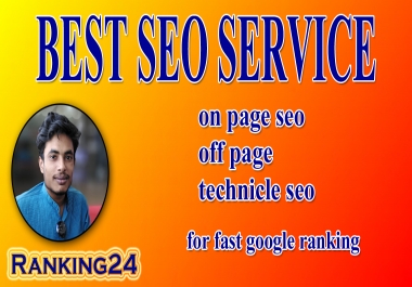 I will do rank your website on google by best SEO service and backlinks