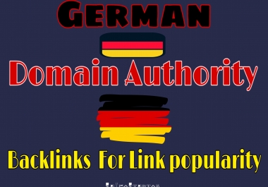 I will Do 40 Domain authority dofollow german backlinks