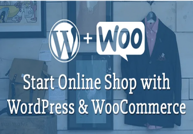 I will create ecommerce stores and online store with woocommerce