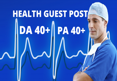 I will do guest post on health blog