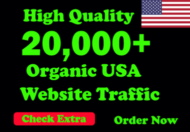 I will Drive 20,000 USA Keyword Targeted/Social Media Traffic To Your Website within 10Days.