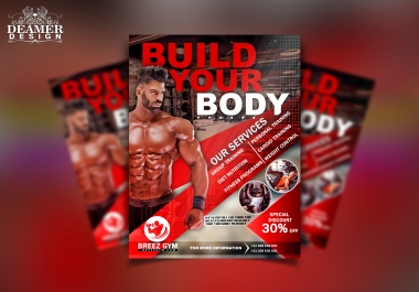 We will design attractive flyer,  brochure design with Unlimited revisions