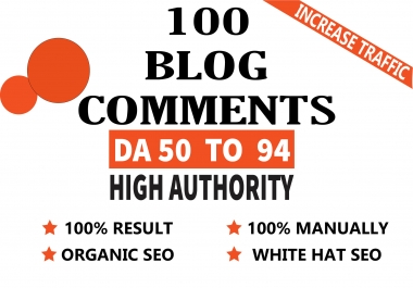 100 High Quality Blog Comments