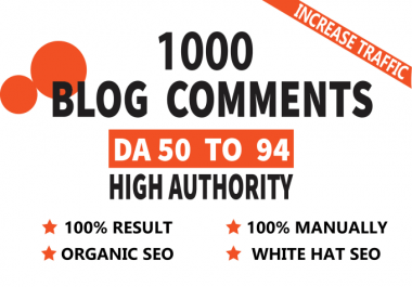 Get 1000 High Quality Blog Comments