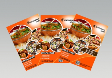 I will do your creative flyer design