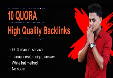 I will Give Niche Relevant Traffic with 10 Quora Answers 100 unique