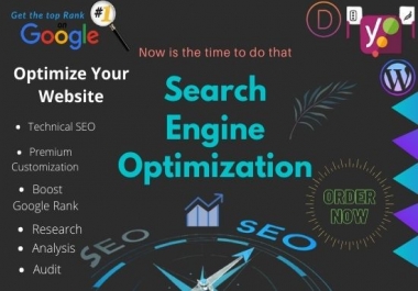 I will set up,  optimize your website with SEO for google ranking