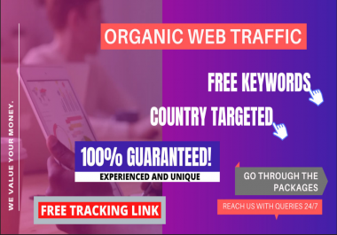 Real Organic Traffic To your web site for 15 Days