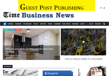 Premium guest post publish on Timebusinessnews. com