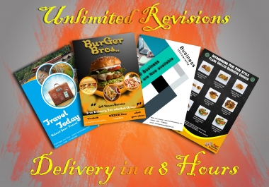 I will do creative flyer design and tri fold brochure