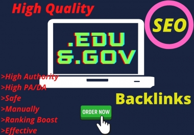 I will provide 20 HQ EDU. GOV Profile Backlinks Manually