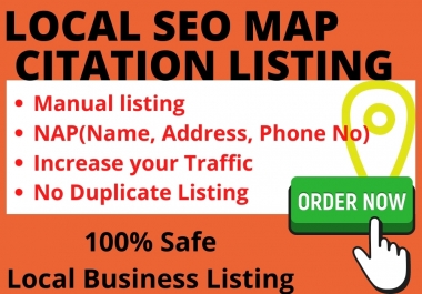 I will create manually 50 local/ business listing backlinks NAP for any country
