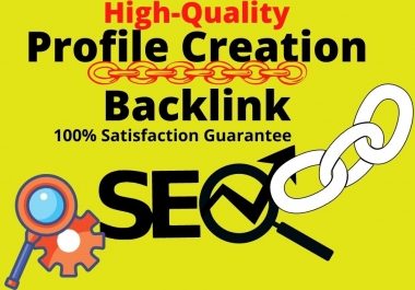 50 High-Quality High DA PA Authority Site social profile backlinks