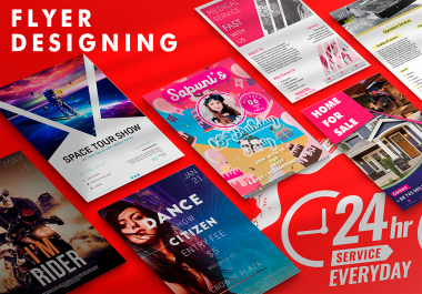 I will Design Clean, Attractive Flyers and posters etc