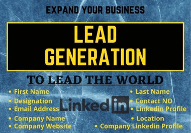 Lead Generate to lead the business with an expert