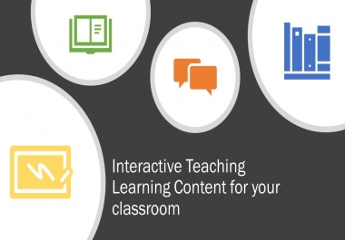 I will make your teaching learning process Pop with Interactivity using H5P