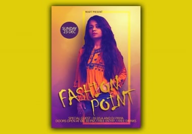 I will do any flyer design for business,  party and corporative