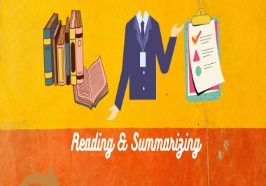 Read and Summarize your content