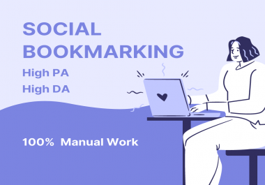 50 social bookmarking on high PR backlinks for your website
