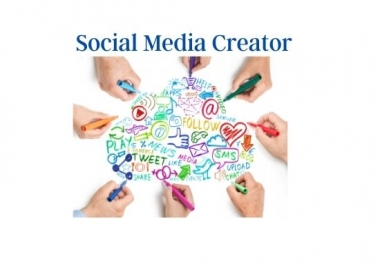 I will be Creator your Social Media