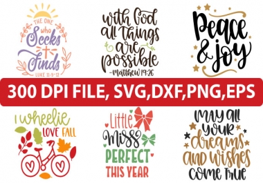 I will make t-shirt design with svg cutting file for Esty and others