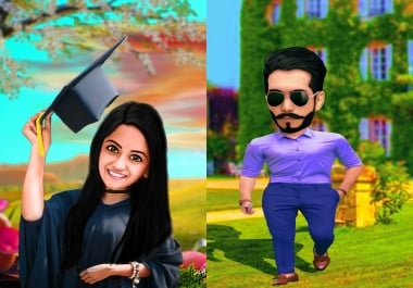 I will draw stylish digital realistic painting