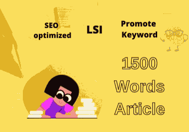 Most engaging and Unique 1500 words Article writing to attract traffics