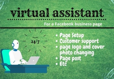 Virtual assistant for a Facebook business page