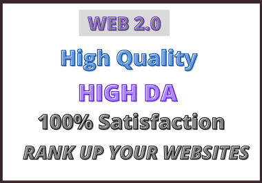 I will Provide 20 Web2.0 for your website rank boosting
