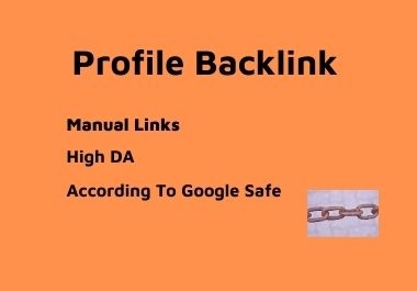 Manually create 50 High authority SEO profile backlinks