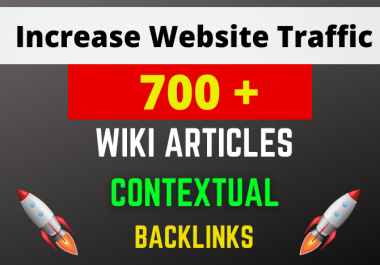 700+ wiki article contextual seo backlinks service