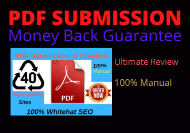 manually 20 PDF accommodation to high authority website low spam score domain permanent backlinks