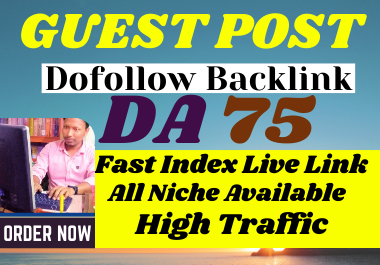 I will provide15 guest post on high authority sites dofollow backlink