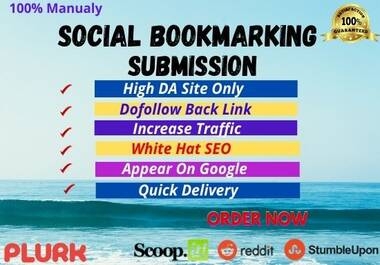 I will submit a link in 20 high da social bookmarking sites