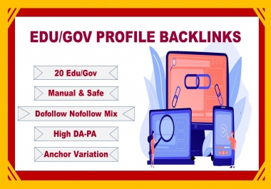12. EDU/. GOV Manual Profile Backlinks