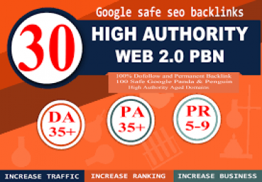 I Will Create 30 high quality web2.0 backlinks