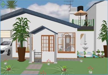 I will do 3D modeling in Sketchup Exteriors or interiors perfectly